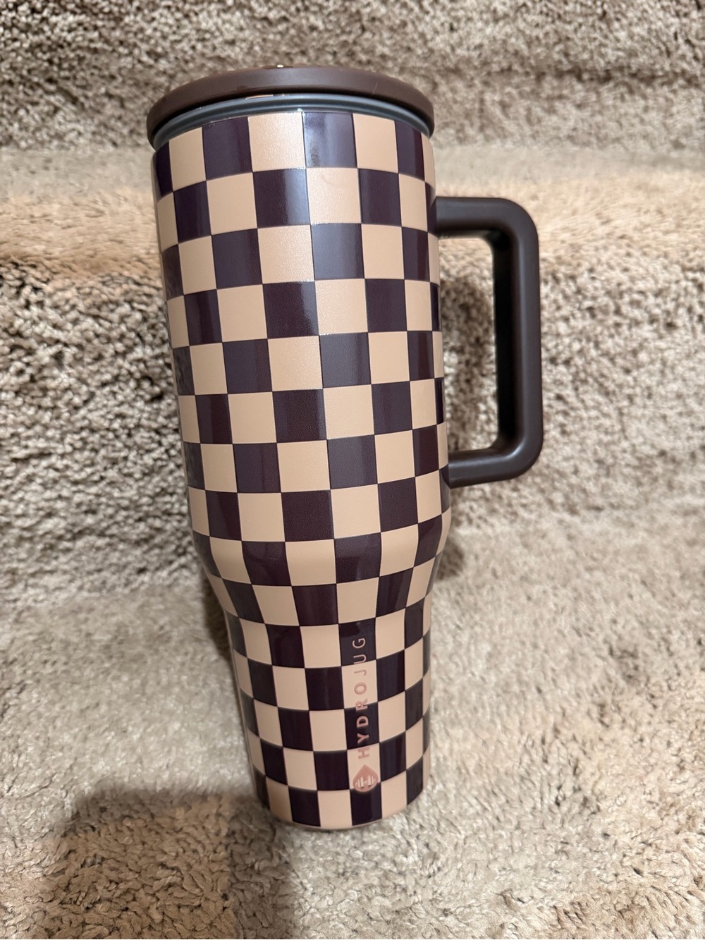 40oz Brown Checkered Hydrojug